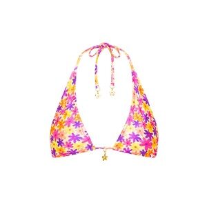 Kulani Kinis Classic Tie Halter Bikini Top - Daisy Dreamer